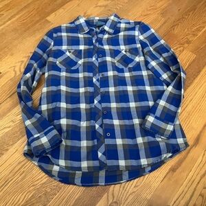Official Harry Potter Ravenclaw plaid button down shirt